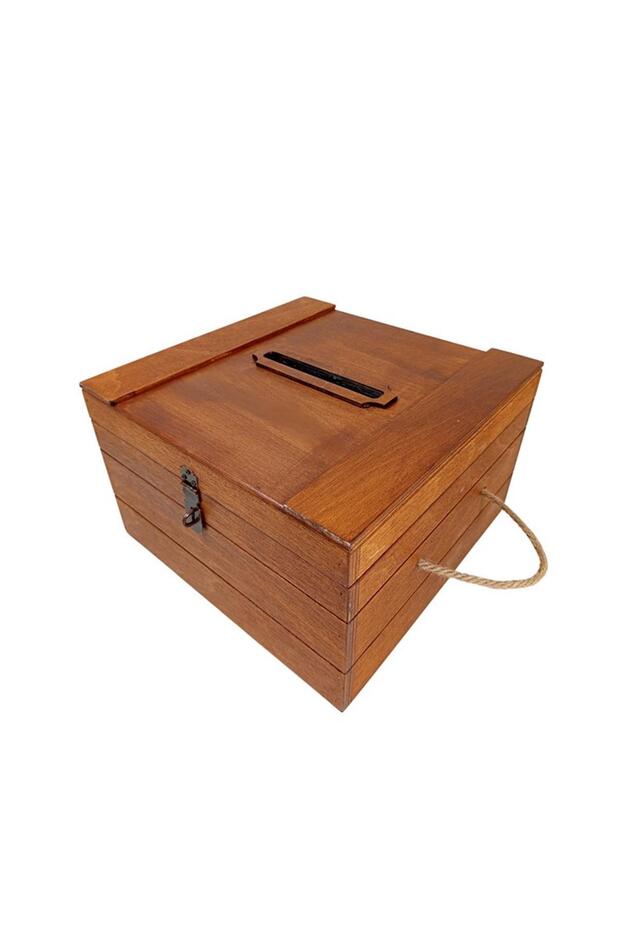 Wedding, Engagement Jewelry Ceremony Box 29X29Cm (Der.17Cm)