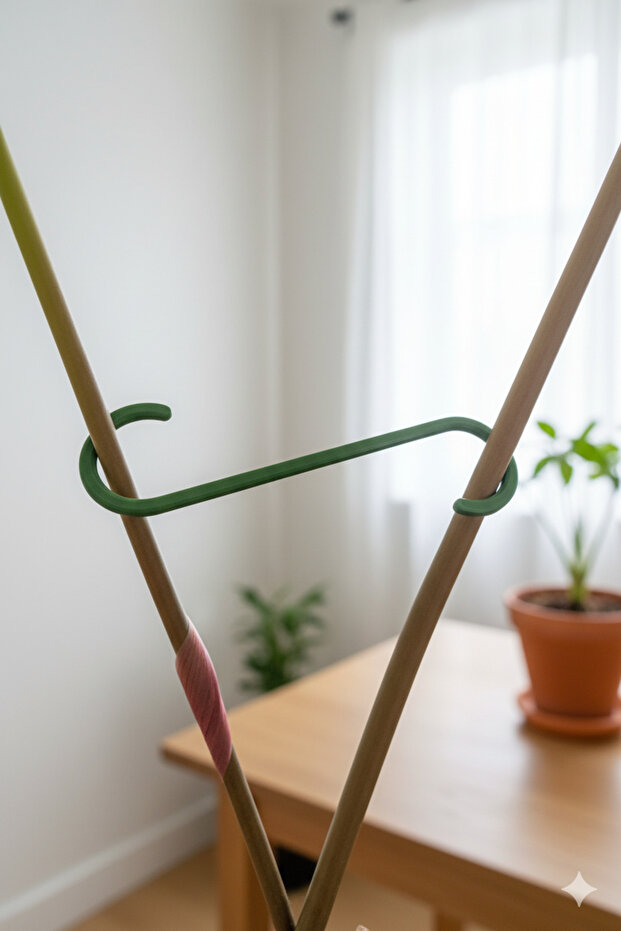 Bitki Gövde Destek Ve Sabitleme Klipsi Dikey Büyüme İçin Pratik Bitki Tutucu 4 Lü Set - 4