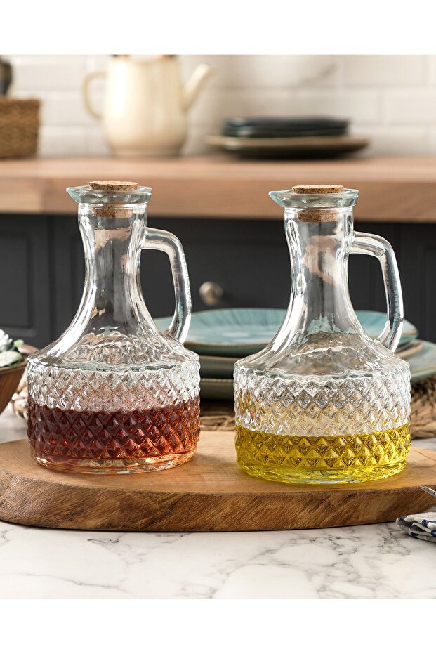 Olivie Oil and Vinegar Medium Size Set of 2-370ml - 1