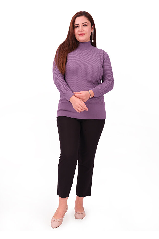 Premium Pamuklu Balıkçı Yaka Kazak - 1