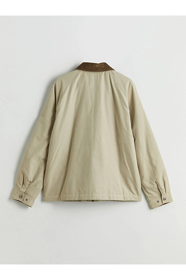 Standart Kalıp Gömlek Yaka Erkek Mont - 7