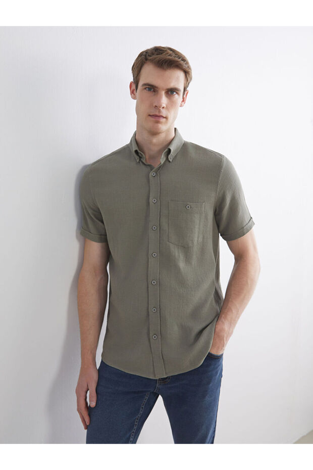 Esvab • Modern & Distinctive Standart Fit Short Sleeve Men's Shirt