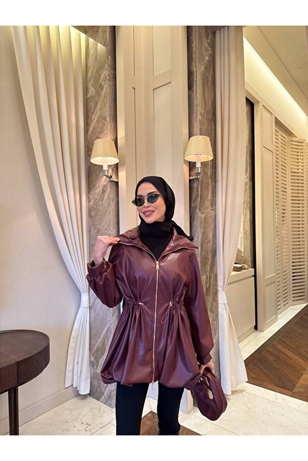 Bomber Deri Ceket - 4