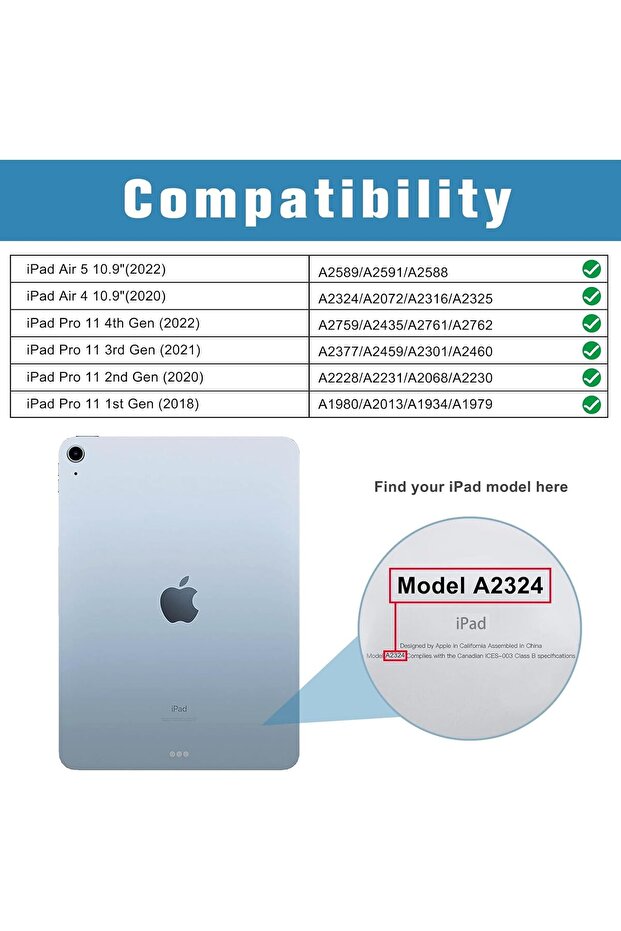 2-Pack Tempered Glass Screen Protector for 10.9" iPad Air & 11" iPad Pro