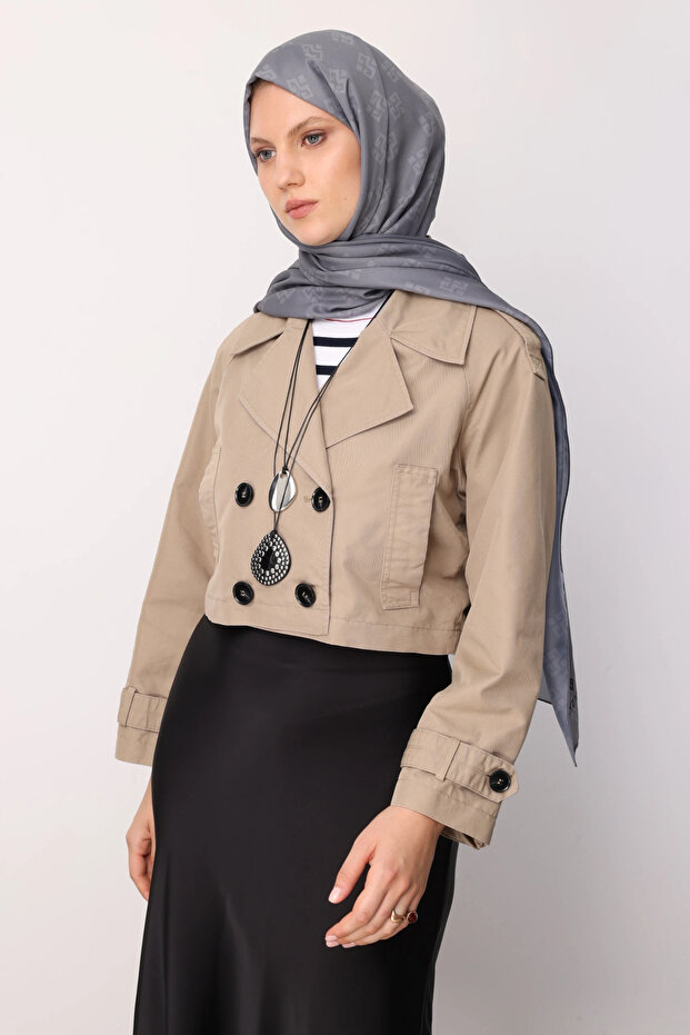 Elibelinde Patterned Sakura Silk Shawl - 1