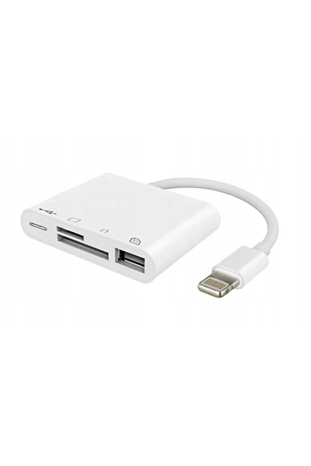 Lightning micro SD USB iPhone Card Reader Adapter - 8