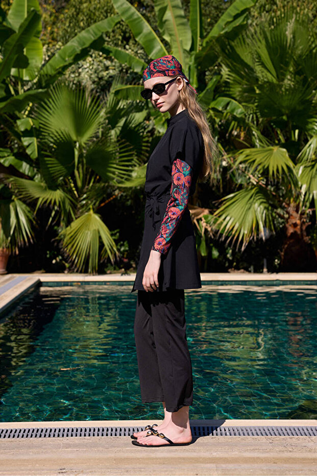 SİYAH ANVELOP TESETTÜR MAYO JİLE - 5