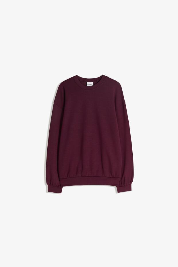 Modal yumuşak oversize sweatshirt - 2