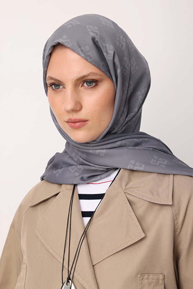 Elibelinde Patterned Sakura Silk Shawl - 3