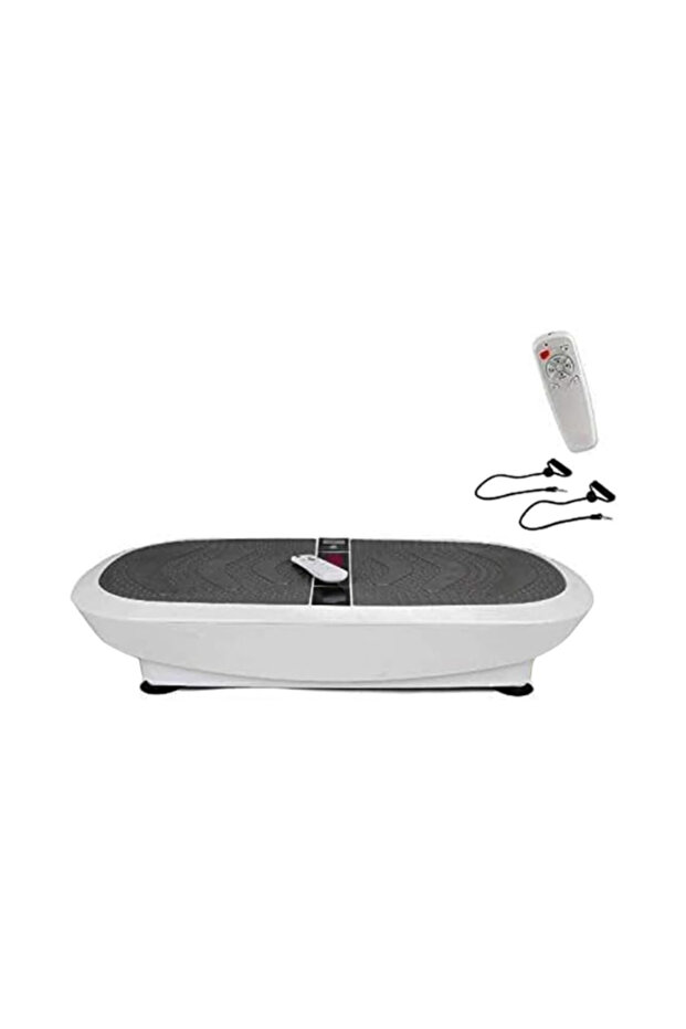 MAXSTRENGTH Vibration Plate - Full Body Fitness Vibration Platform (White/Gray)