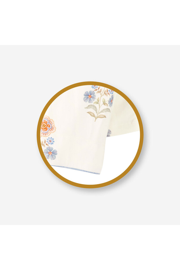 Faye Beyaz Viscose Bluz - 8