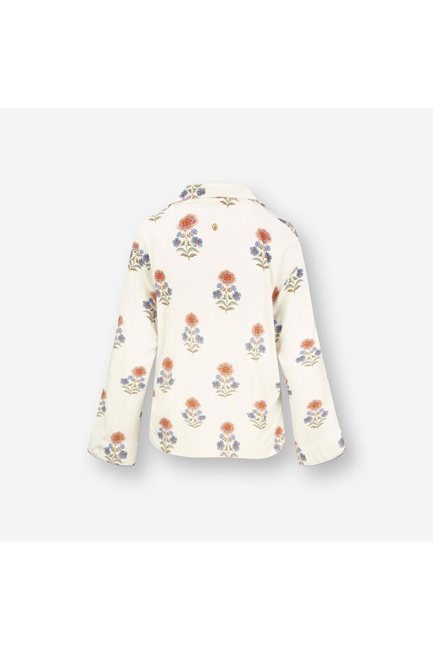 Faye Beyaz Viscose Bluz - 5