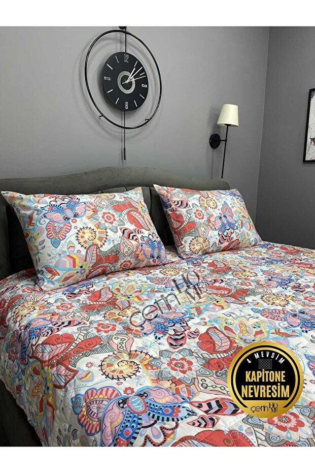 Çift Kişilik Kapitone Pike Seti 4 Mevsim Samba - 3