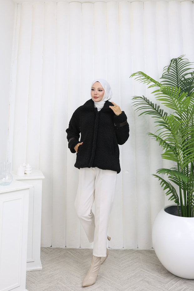 Zippered Teddyy Jacket - 8