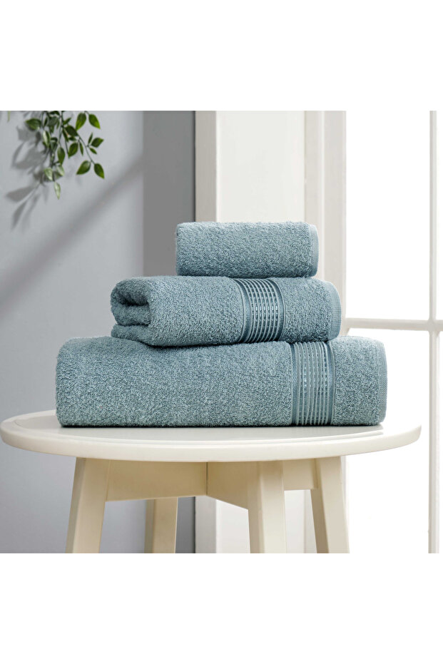 3'lü Set Ezgi - Mint Havlu Seti - 1