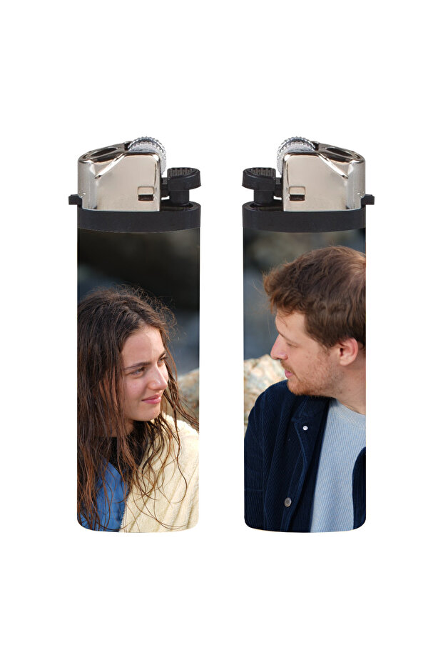 2'li Çakmak - Soft Eleni & Oruç Taşacak Bu Denız Dizi Kaplamalı Klasik Çakmak - 1