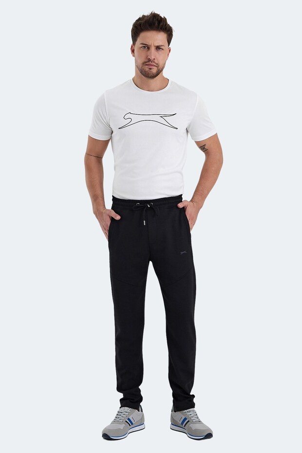 Casual Black Pocket Sweatpants Men's Comfortable Sweatpants