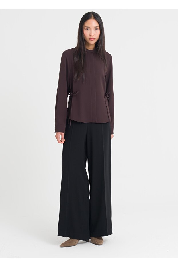 Ütü İzli Rahat Pantolon - 1