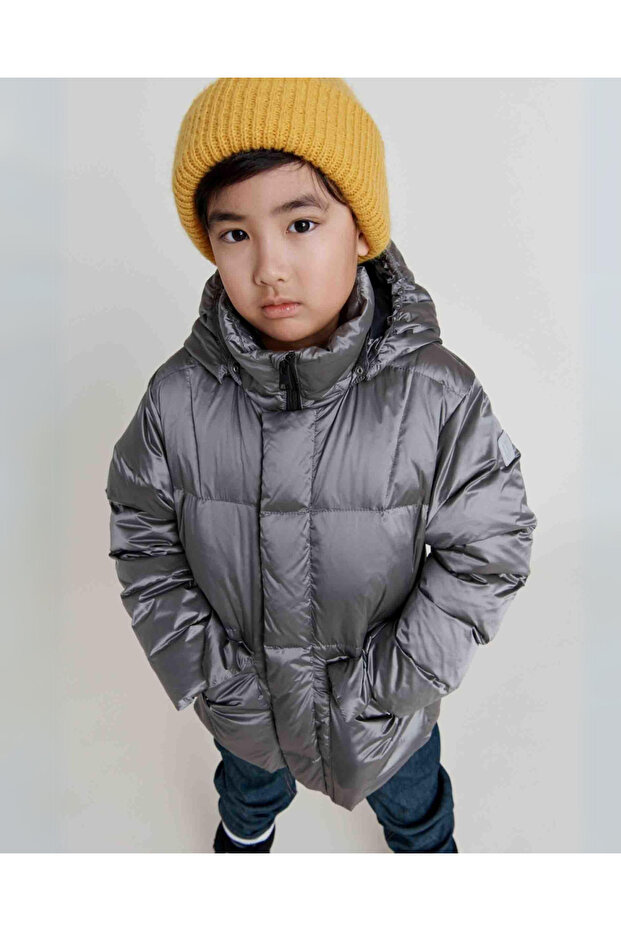 UNISEX SILVER GOOSE DOWN JACKET - 1