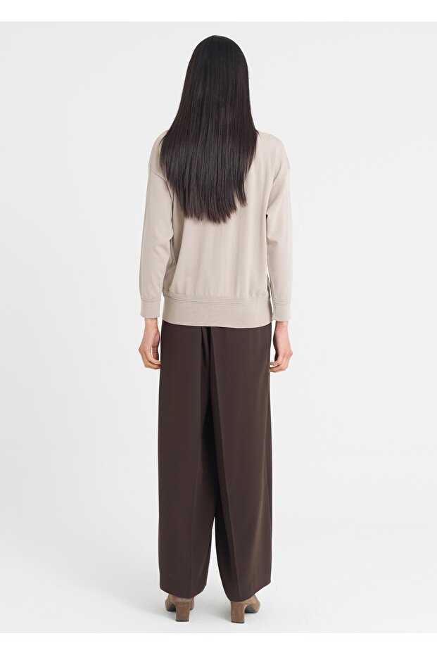 Ütü İzli Rahat Pantolon - 2