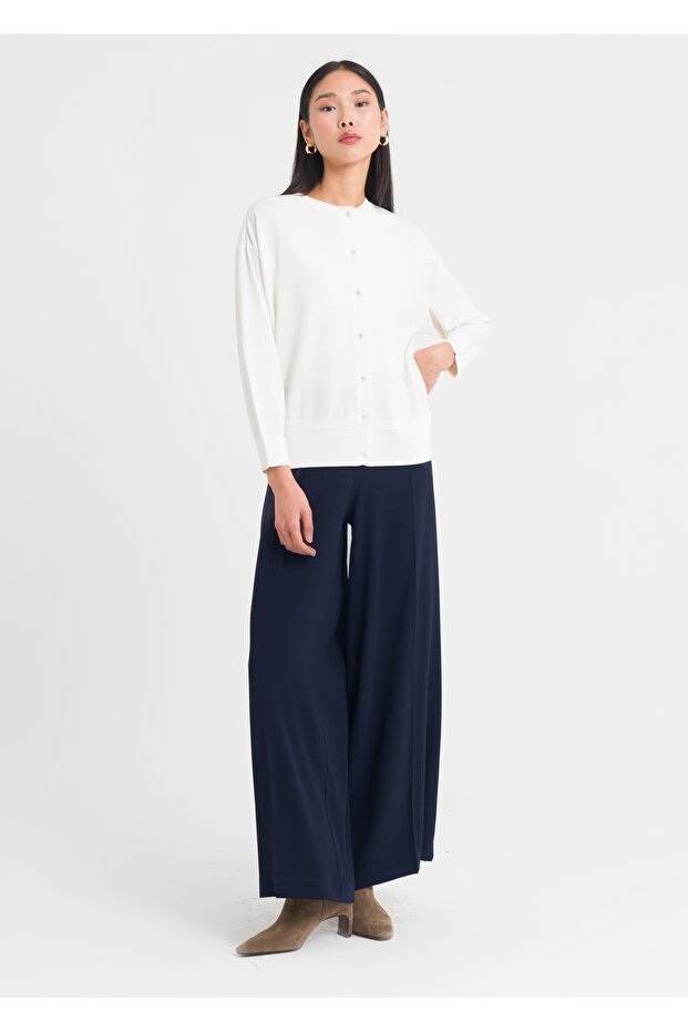 Ütü İzli Rahat Pantolon - 1