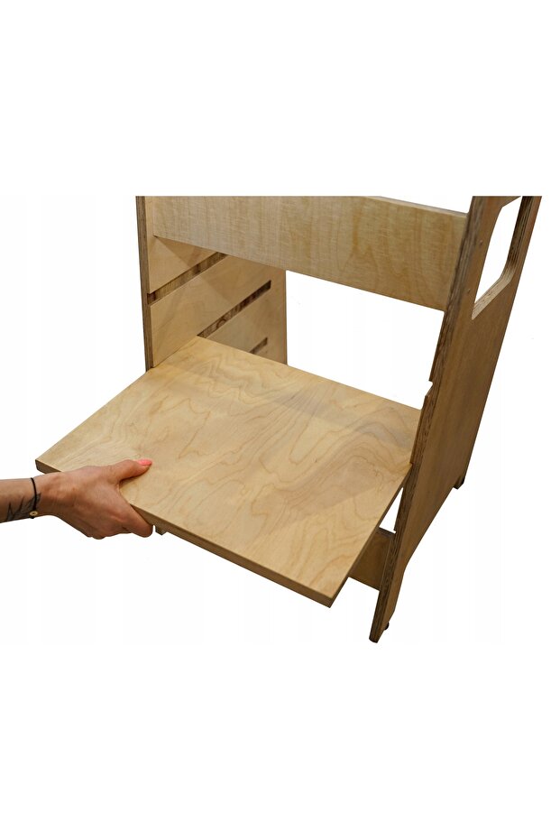 Kitchen helper for children Solid Black Adjustable PL - 8