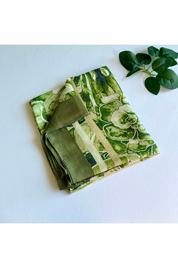 Lipa Desen Bambu Nefes Alan Doğal Lifli Yumuşak Dokulu Terletmeyen Kayma Yapmayan Şal - 1