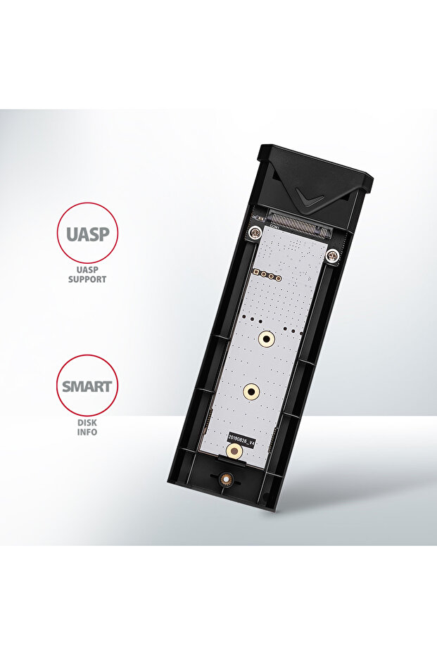 AXAGON External USB-C 10Gbps metal box for M.2 NVMe SSD disks - 8