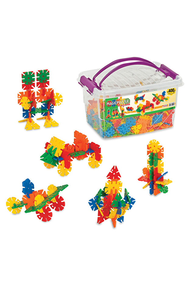 DEDE PUZZLE 01909 MAGIC 400 PARÇA BOX PUZZLE - 1