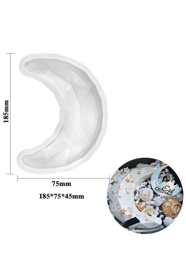 Moon Shape Silicone Cake Mold For Ramadan