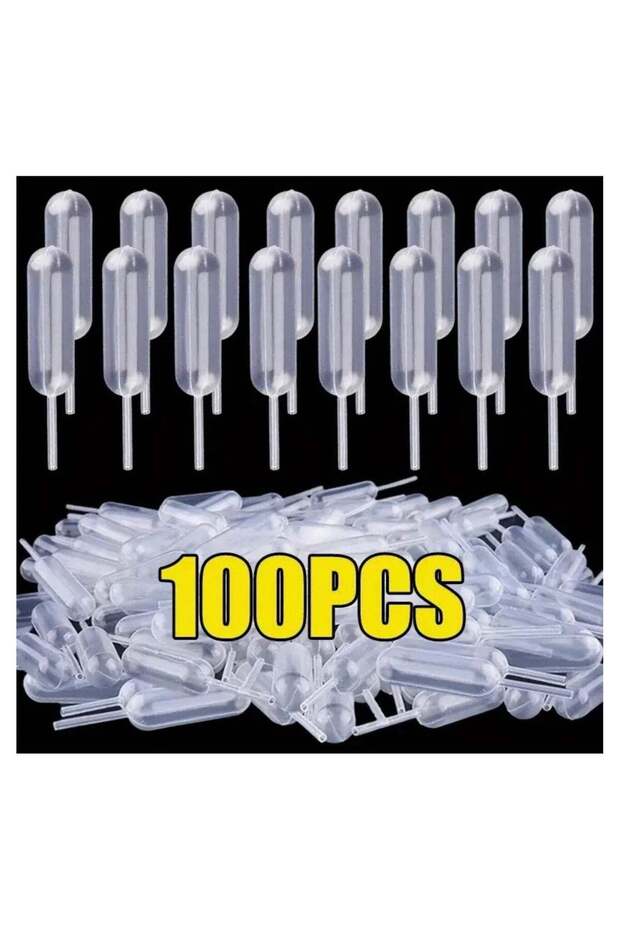 100 Pcs 4ml Mini Disposable Transfer Pipettes – Plastic Droppers for Cake Decorating, Baking, Cupca