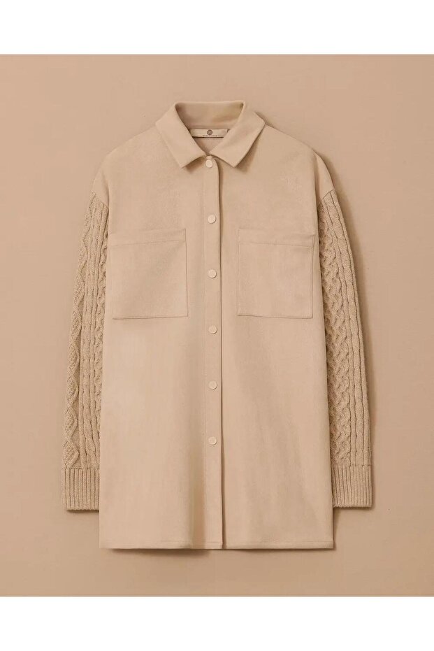 SCL GÖMLEK-252511012 Bej - 5