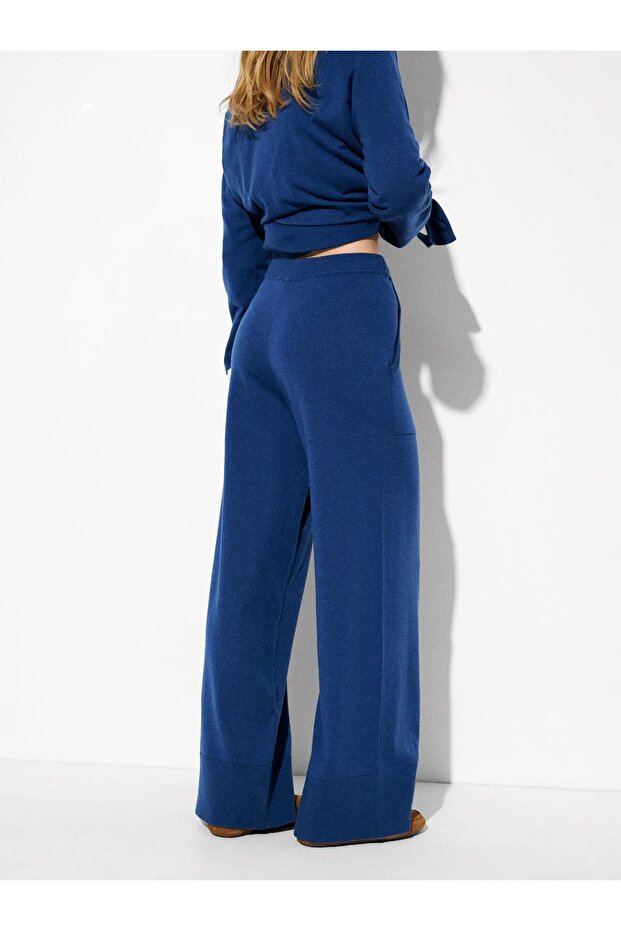 Bağcıklı Ayarlanabilir Örme Pantolon - 4