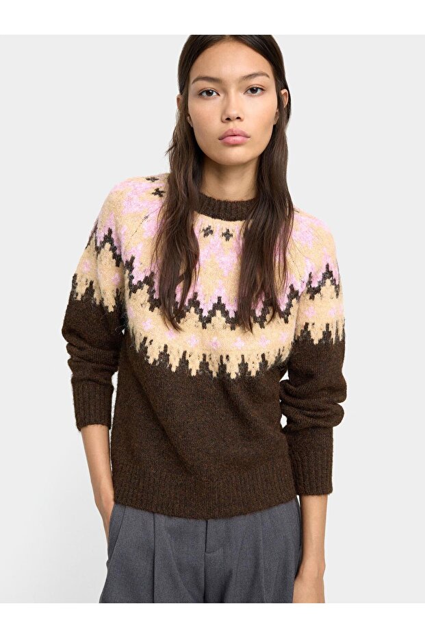 Jakarlı Örme Kazak - 2