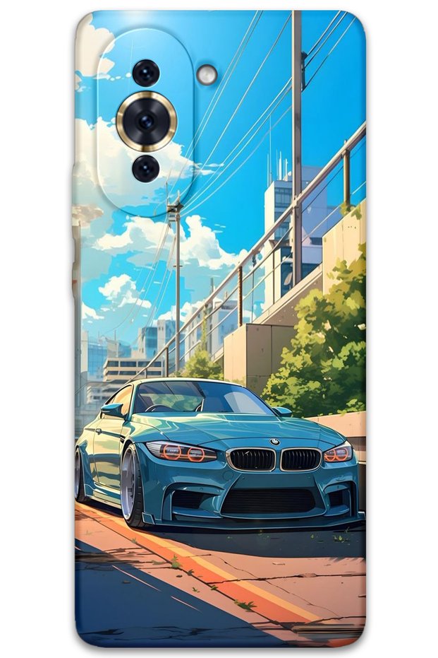 Huawei Nova 10 Compatible Car Patterned Phone Case + Screen Protector - 5760