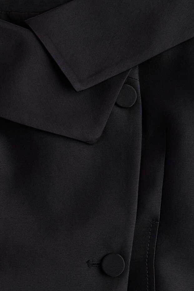 Kruvaze Blazer Elbise - 2