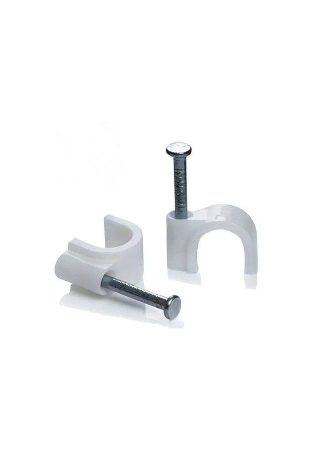 M172K Crochet-90 Pieces/7 No-16Mm Steel Nails/4 5 Pieces Cat5/6/7/8 for Indoor and Outdoor Ethernet Cable