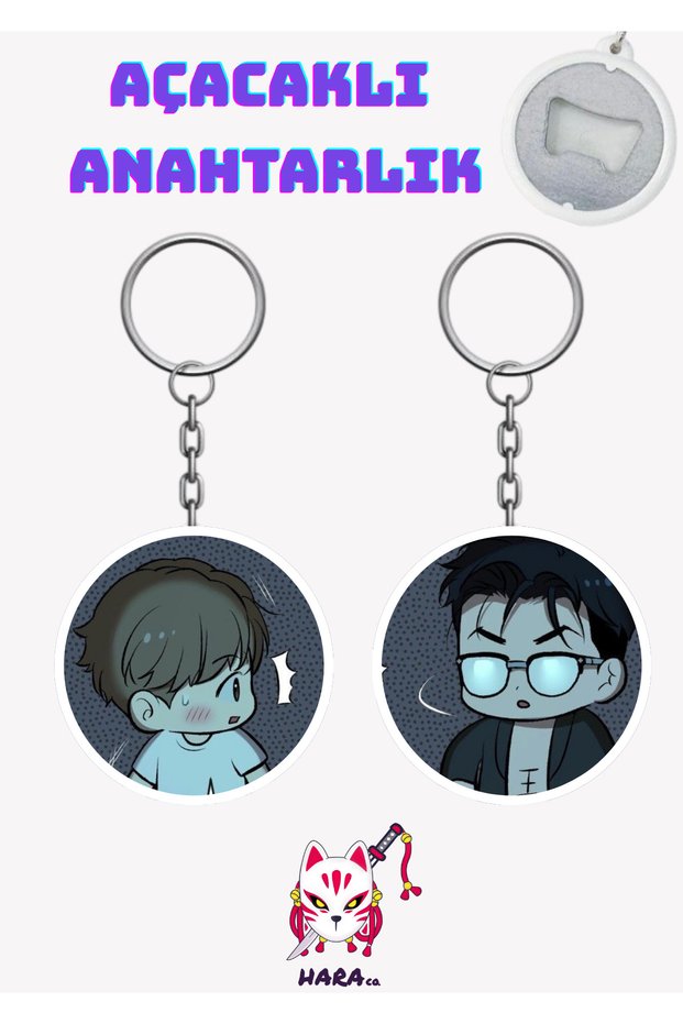 Jinx and Kim and Jaekyung Joo Anime Keychain Opener Set (2-Piece) V2
