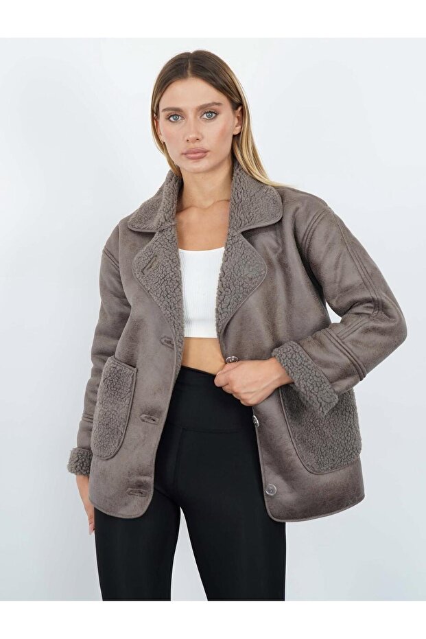 Torba Cepli Gri Deri Mont - 2