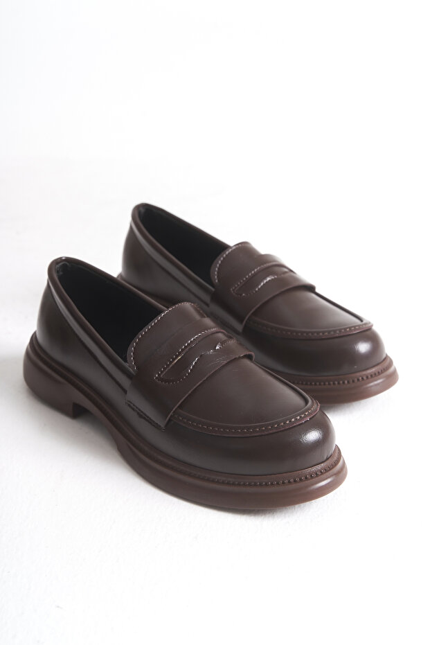 Women's Brown Orthopedic Loafer