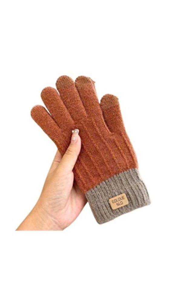 Knitted Lined Gloves - 6