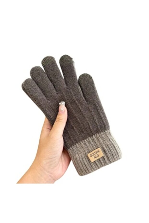 Knitted Lined Gloves - 4