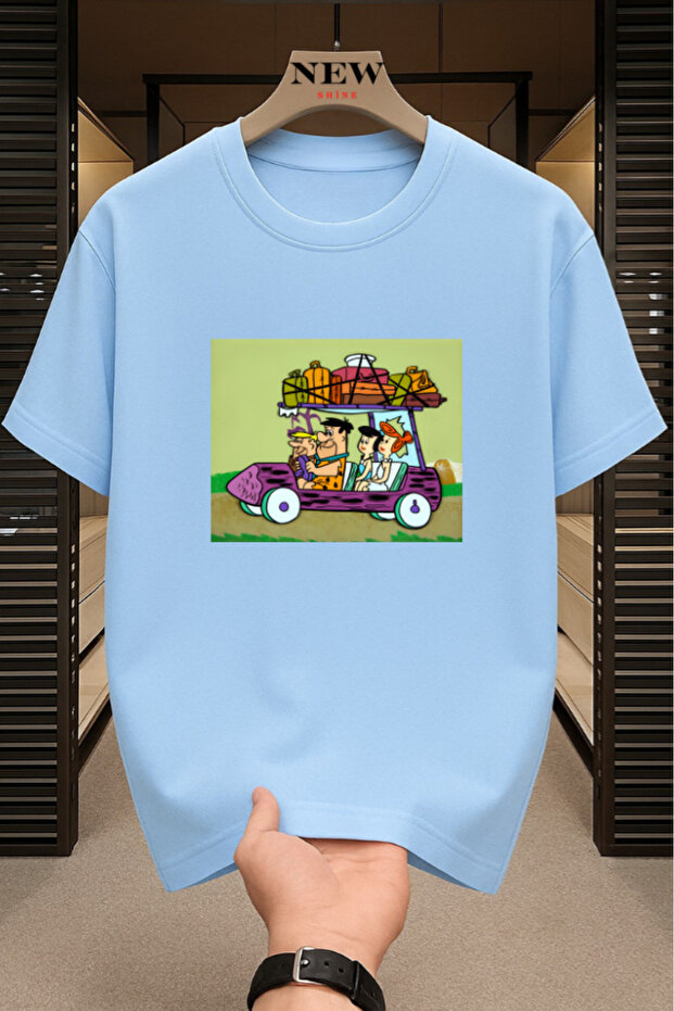 Çakmaktaş Family Printed Unisex Oversized T-Shirt