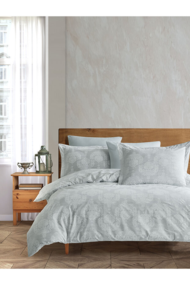 100% Cotton Ranforce Double Duvet Cover Set – Elegant Texture and Stylish Design