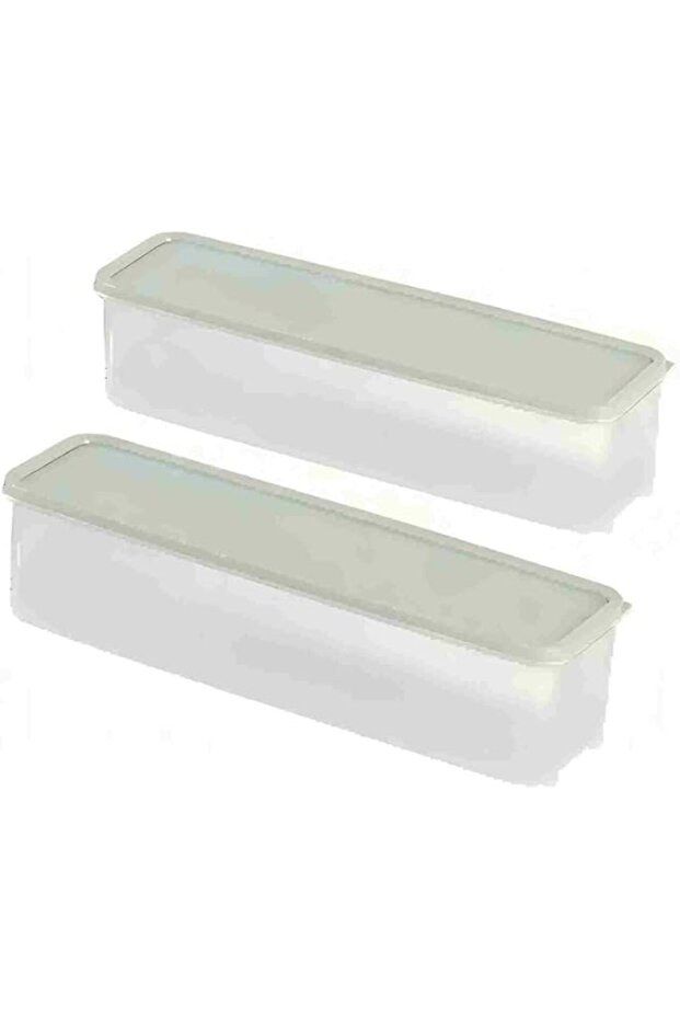 Pack Pasta Storage Container Kitchen Spaghetti Storage Box Airtight Noodle Holder Rectangular Chopstick Storage Box Sealed Noodle Canisters with Lid for Noodles Pasta Eggs Fruits Snacks, Green