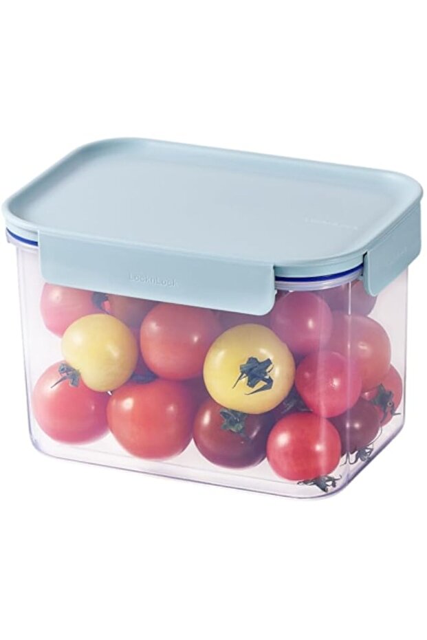 LocknLock Classic Plus Rectangle Food Container – 2.75L Mint, 4-Side Locking, Stackable & Leakproof - 1