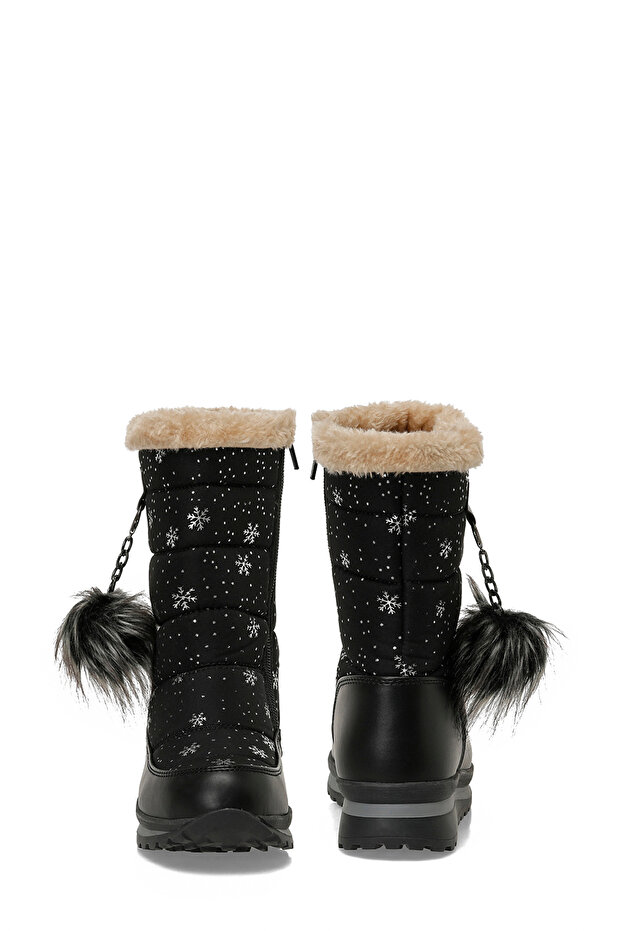 SNOWE.F5PR Siyah Kız Çocuk Çizme - 5