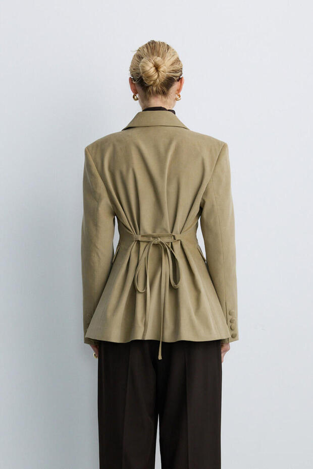 KUM KADİFE BLAZER - 9