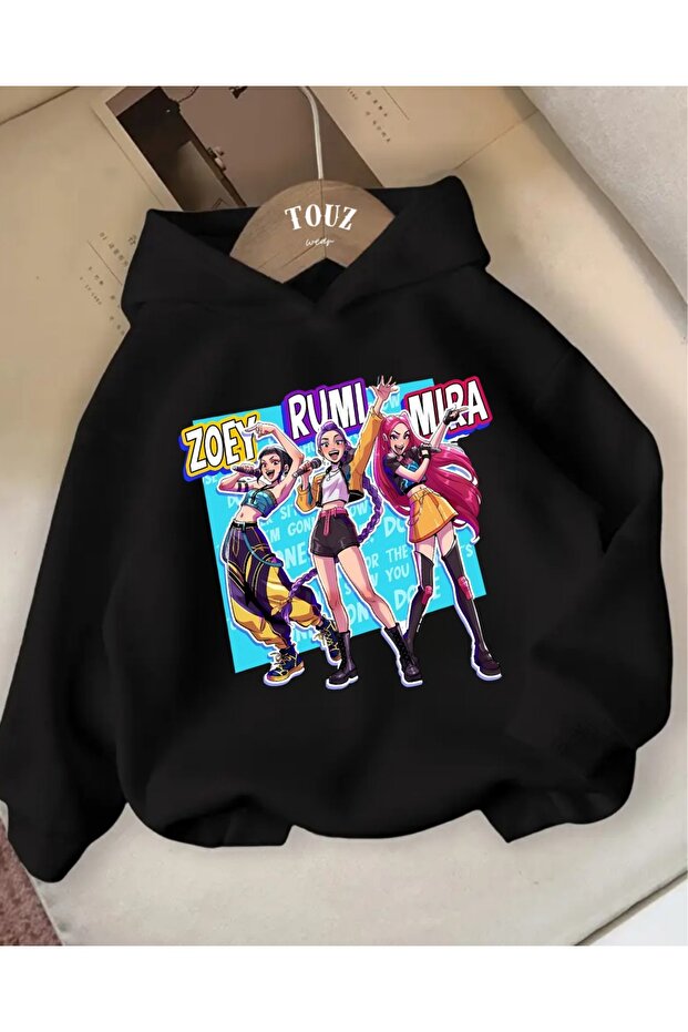 Young KPop Demon Hunters 3-Ply Thick Sweet Hoodie