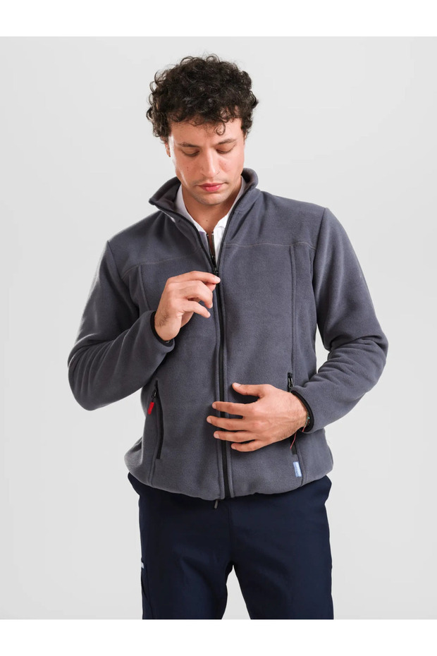 Men - Fleece Jacket - Anthracite